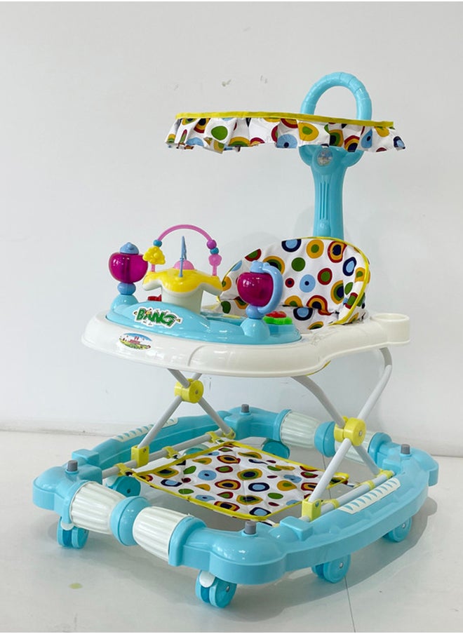 kiddoz Baby Walker - Light Blue  - Image 2