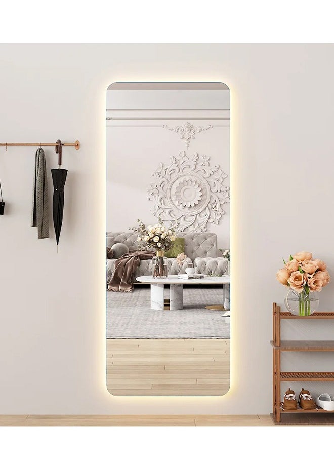 KLNAMAEAAN - HD Wall Mounted Rectangular Full Length LED Mirror 40 X 150 CM - Image 1