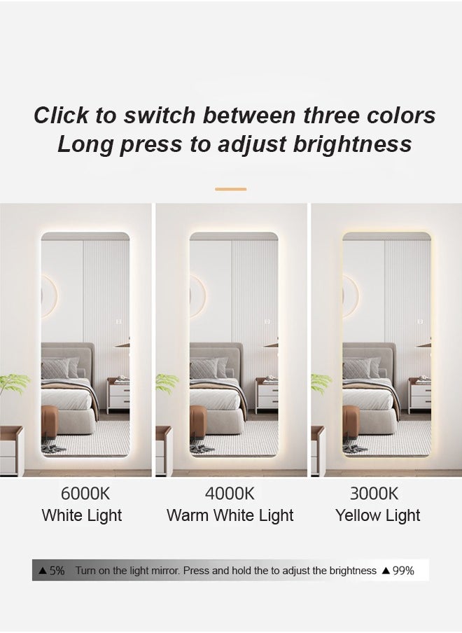 KLNAMAEAAN - HD Wall Mounted Rectangular Full Length LED Mirror 40 X 150 CM - Image 1