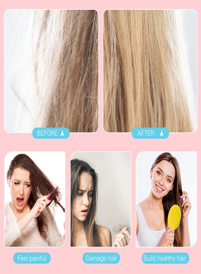 Yoande 24 Pcs Mini Brush Little Travel Mini Wet Hair Brush for Girls Detangling Soft Bristles Wet Hair for Kids Most Hair Types Smoothing with Ease Knots (Bright Colors) - Image 5