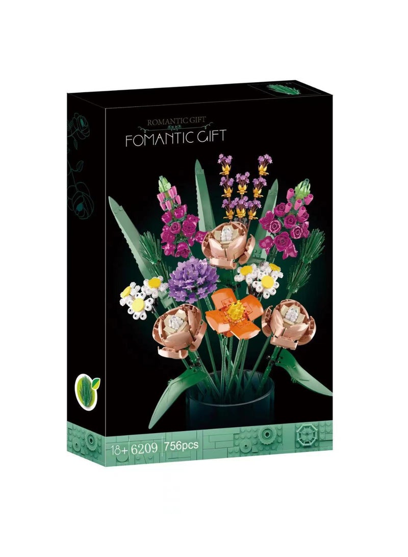 بوتانيكا باقة زهور النباتات (756) قطع