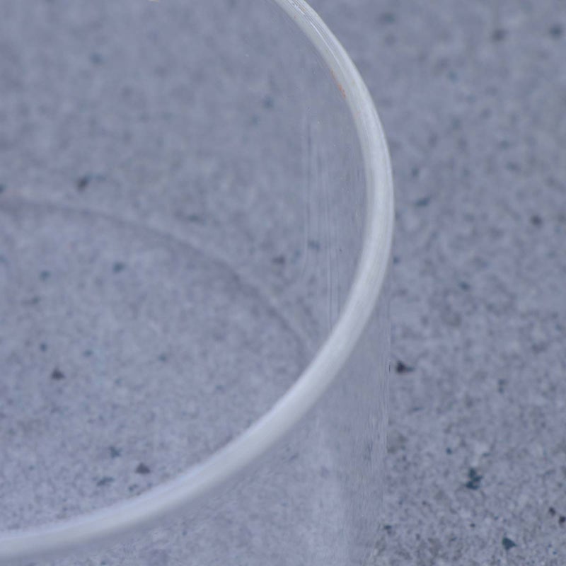 80mm Glass Dish Flat Bottom Container with Spout for School Home - Image 2