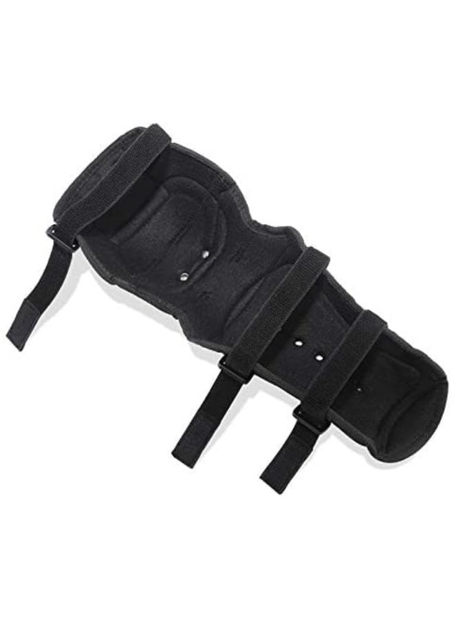 PRO Motorcycle Kneepad Stainless Steel Moto Elbow Knee Pads Motocross Racing Protective Gear Protector Guards Kit 4 Piece Set Flexible Breathable Adjustable Elbow Armor Bike Safety - Image 4
