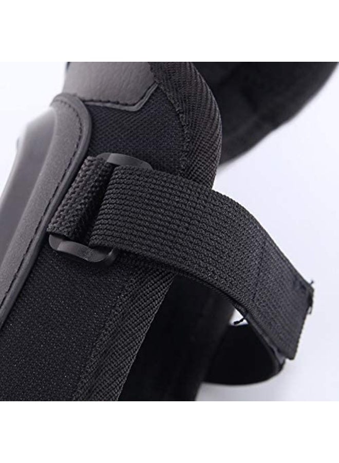 PRO Motorcycle Kneepad Stainless Steel Moto Elbow Knee Pads Motocross Racing Protective Gear Protector Guards Kit 4 Piece Set Flexible Breathable Adjustable Elbow Armor Bike Safety - Image 5