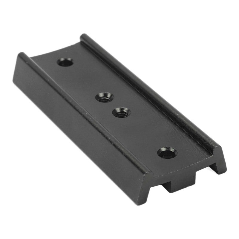 4.25in Black Dovetail Plate Full Metal Alloy Easy Dismantle EQ Mount Accessory - 1/4in Thread Telescope Mounting for Equatorial Mount Star Road Photography - Image 4