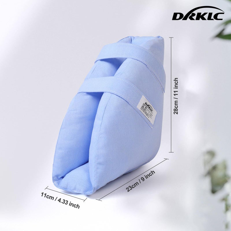DRKLC Heel Protector Cushion for Pressure Sores,Adjustable Foot Support Boot Surgery Recovery Supplies for Elderly Bedridden Pressure Ulcer Cushion Ankle Pillow for Bed, Wheelchairs (1 Piece) - Image 2