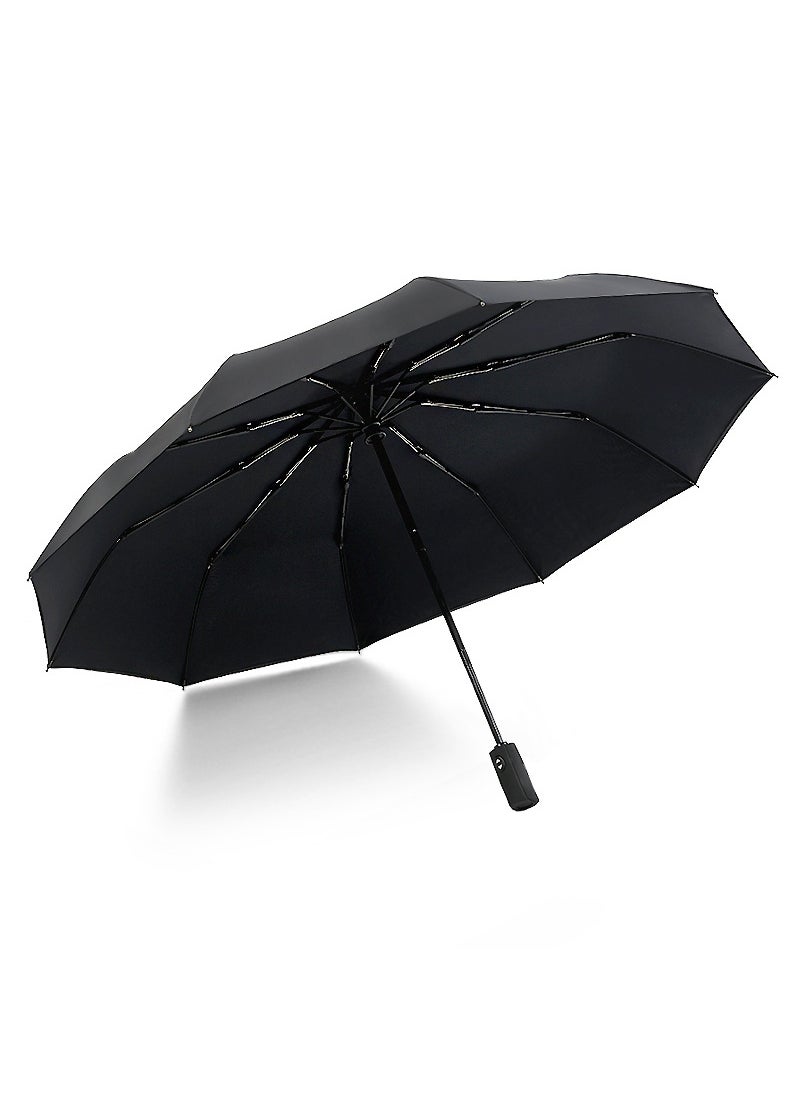 Generic Double-layer automatic umbrella folding reinforcement ten-bone wind-resistant men's and Women's Business double-use advertising umbrella - Image 1