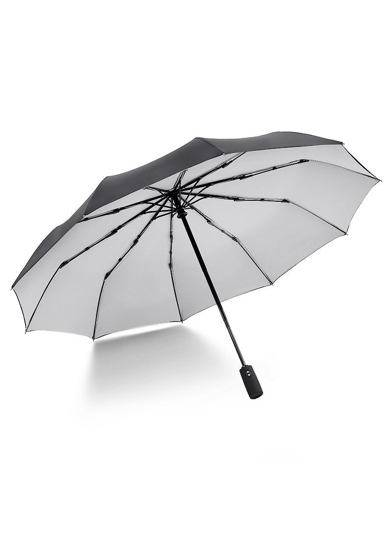 Generic Double-layer automatic umbrella folding reinforcement ten-bone wind-resistant men's and Women's Business double-use advertising umbrella - Image 2
