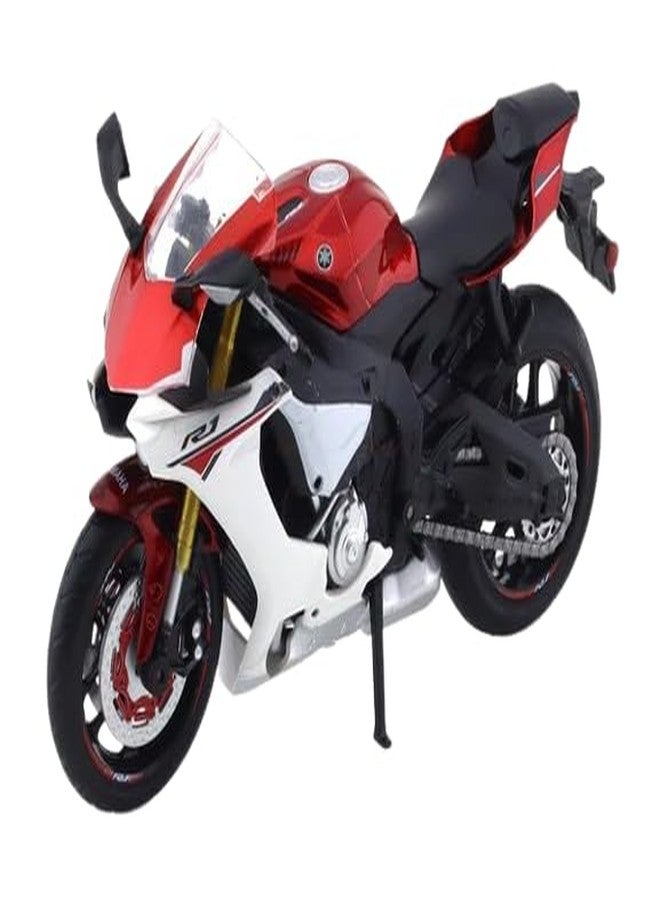 MSZ Yamaha YZF R1 1:12 Scale Licensed Diecast Metal Bike (Red) - Image 3