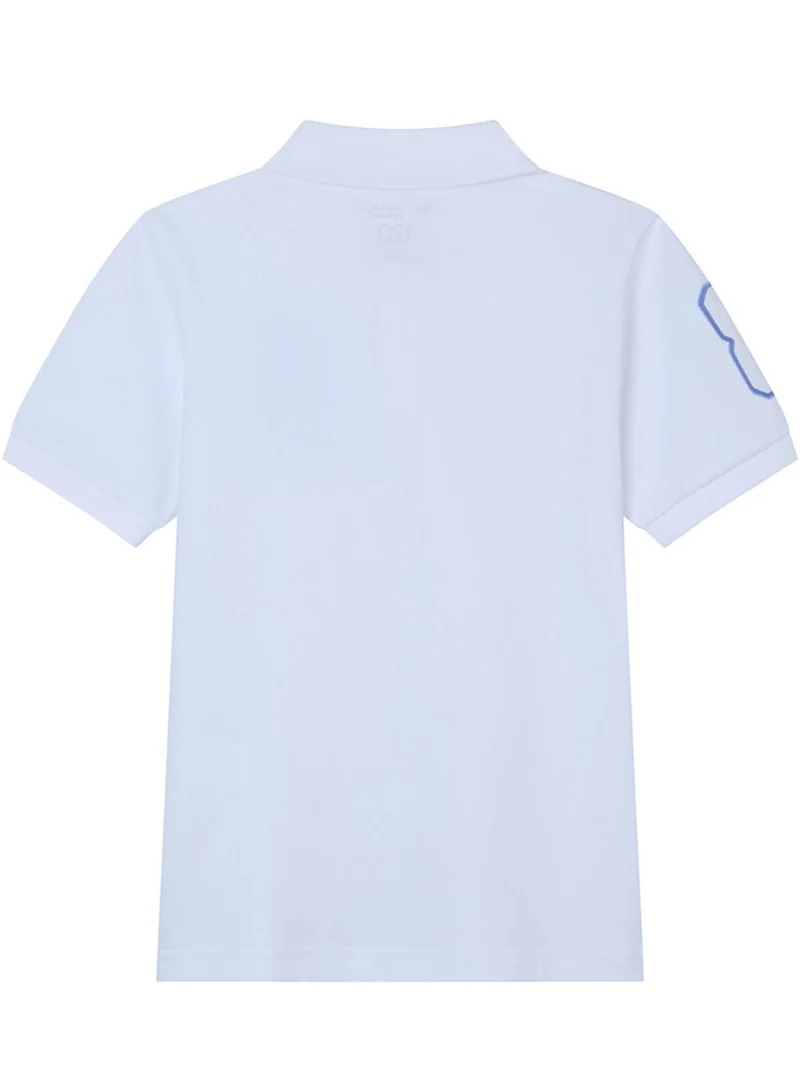 GIORDANO  Kids’ Slim Fit Lion Embroidered Cotton Polo  | Best Price UAE