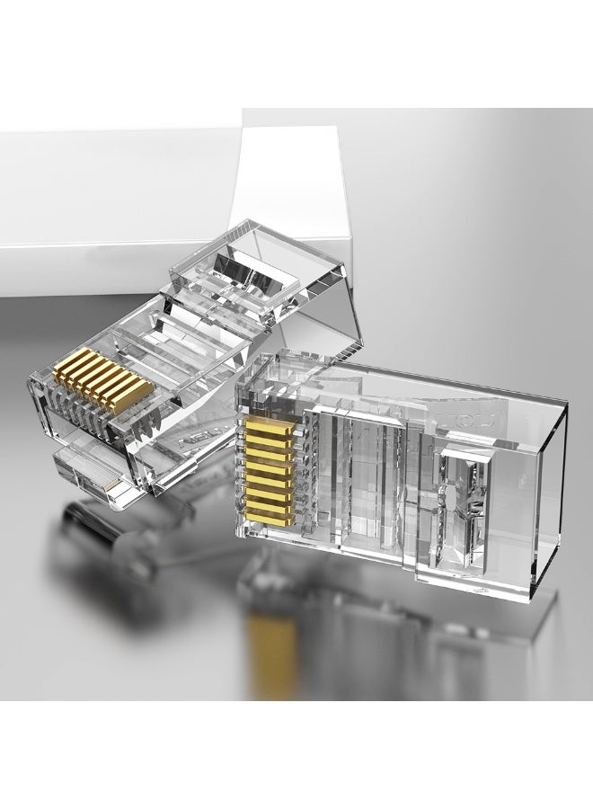 VENTION Cat.5E UTP RJ45 Modular Plug Transparent 10 Pack Model # IDBR0-10 - Image 2