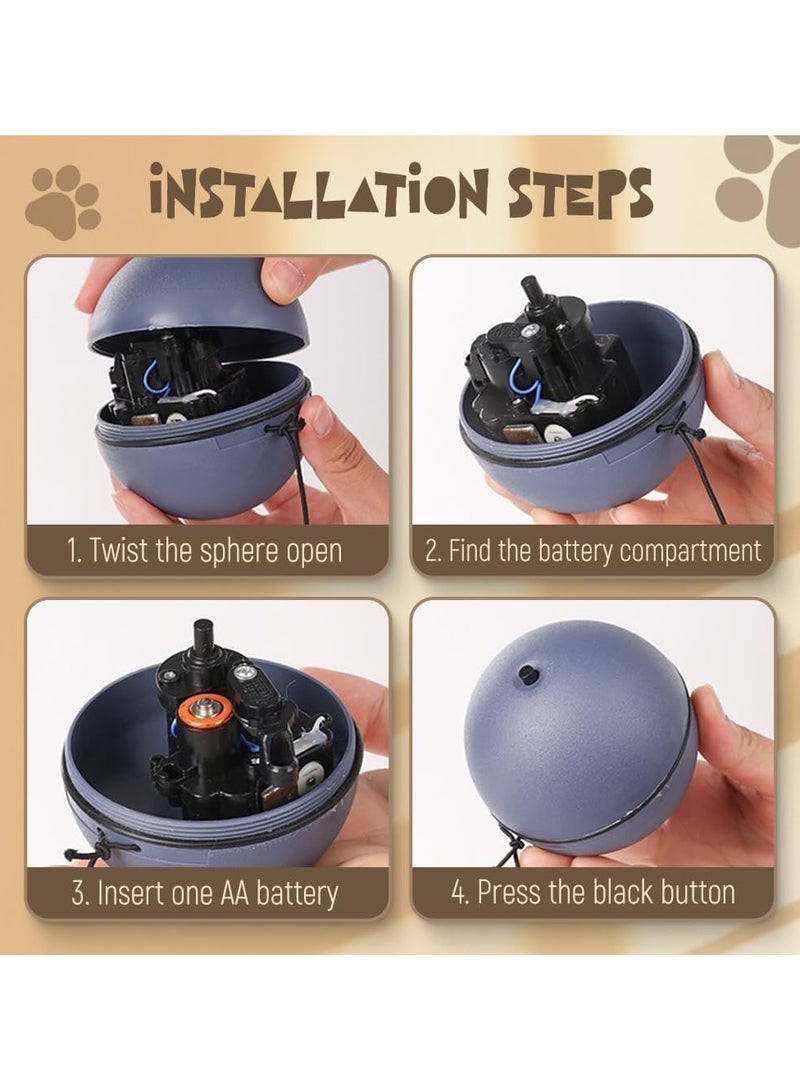 Generic 2 Pieces Interactive Cat Ball Toys, New Self-Moving Rechargeable Dog and Cat Balls, Intelligent Self-Rolling Motion-Activated Enrichment Toys for Bored Indoor Cats and Dogs  - Image 5