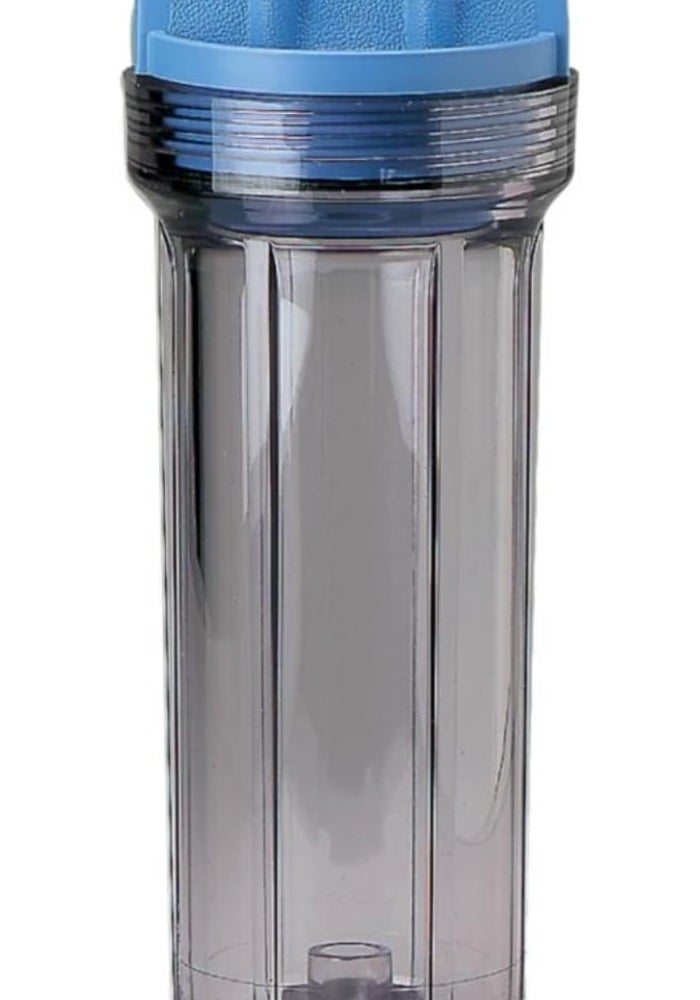 Pentek حاوية فلتر شفافة رفيعة الخط من بنتك 158117 1/4" #10 للتطبيقات ذات التدفق المنخفض - Image 1