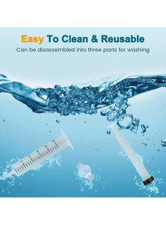Gonice 2 Pcs Baby Nasal Syringe 10ml, Reusable Baby Nose Pipette, Safe and Comfortable, Portable Baby Nose Syringe with Baby Nasal Syringe Nose, Baby Fly with Soft Silicone Tip  - Image 5