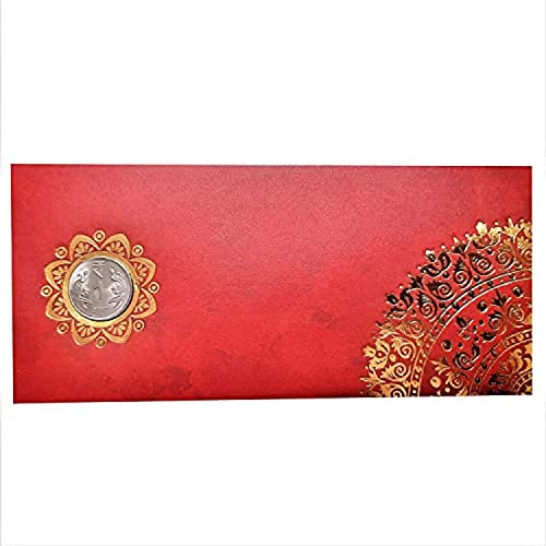 Peeplvalue Designer 100 Pcs Multicolored Sagan Cash Gift Money Envelopes | Shagun Envelopes with Coin Money Included for Wedding, Birthday, Anniversary or Any Occasions - Image 3