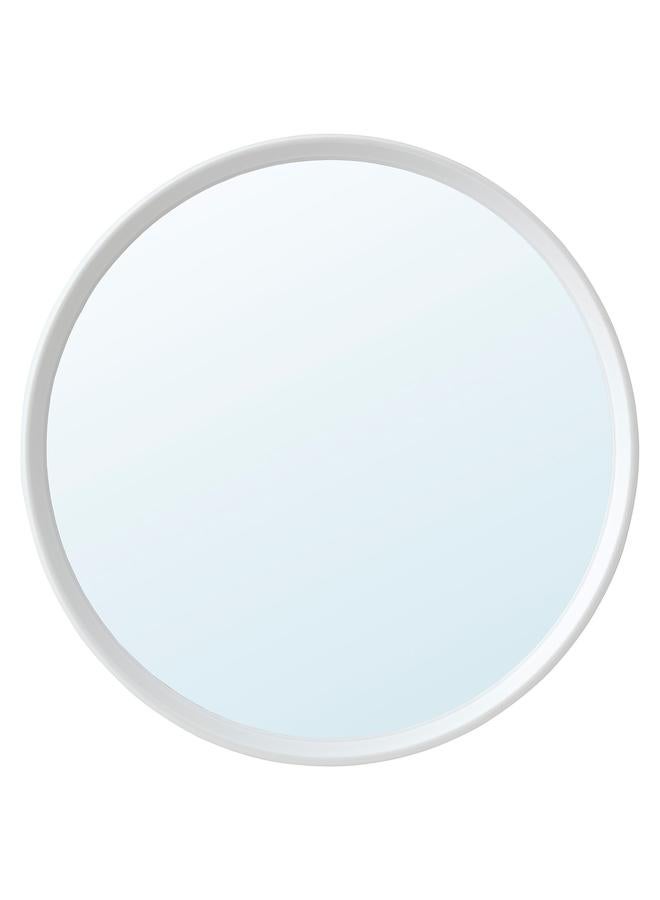 Zaboon Mirror, White/Round, 26 Cm - Image 1