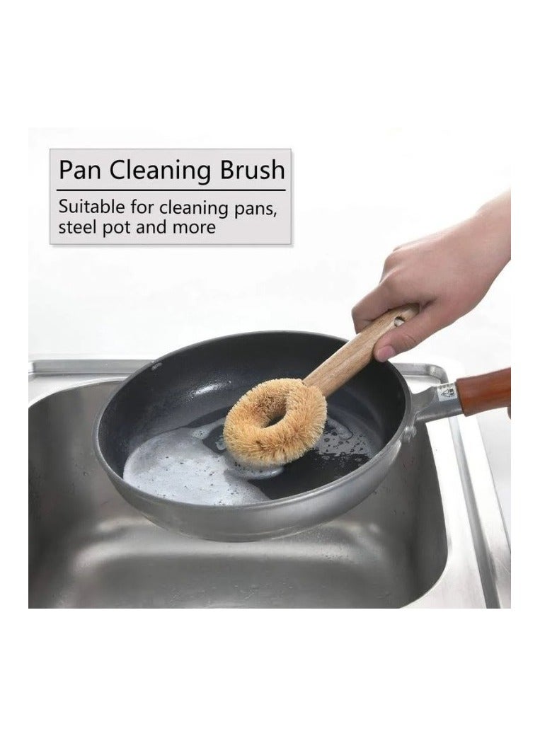 TAMTEK Pan Cleaning Brush - Eco Friendly - Image 2