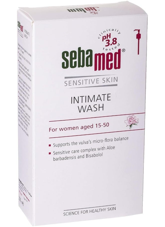 Sebamed Feminine Intimate Wash for Sensitive Skin Ph 3.8  - Image 1