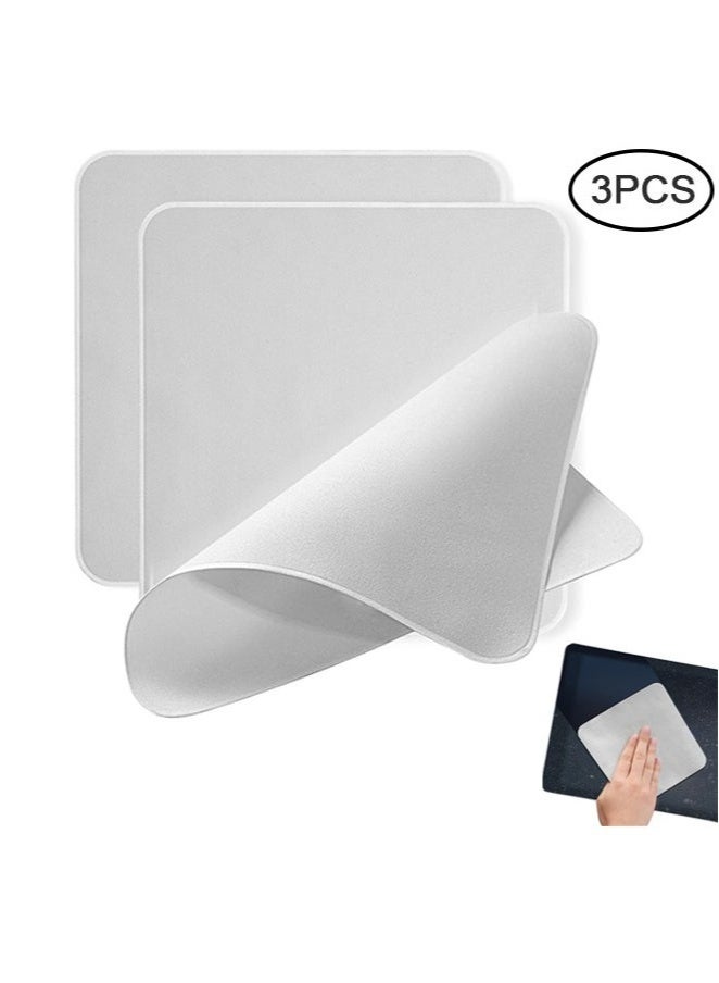 GIFT 3Pcs Polishing Cloths, Compatible with Apple iPhone, iPad, MacBook, iWatch, Soft & Nonabrasive Double-Layer Microfiber Cleaning Cloths - Image 1