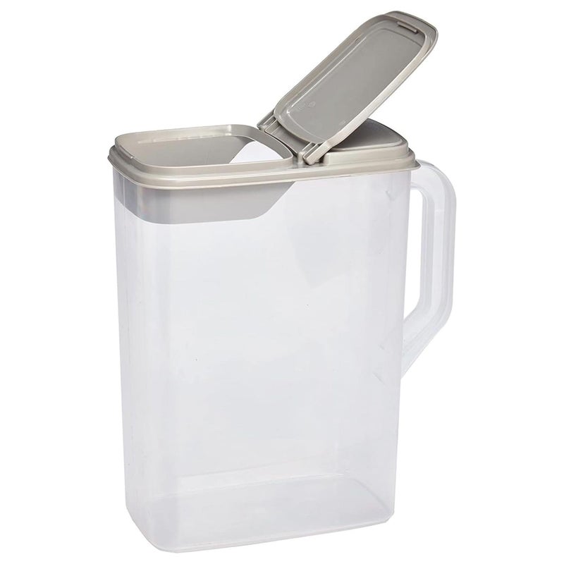 Buddeez Pet Food Storage Container - 8 Quart Capacity Bird Seed Container & Dog Food Storage, with Durable EZ Grip Handle and EZ Flip Lid with Pour Spout - Image 1