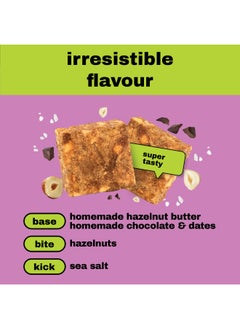 Snack Studio Memory lane Hazelnut With Sea Salt And Chocolate Energy Squares  - Image 2