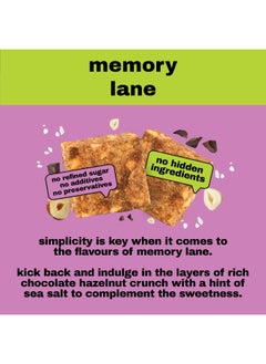Snack Studio Memory lane Hazelnut With Sea Salt And Chocolate Energy Squares  - Image 3
