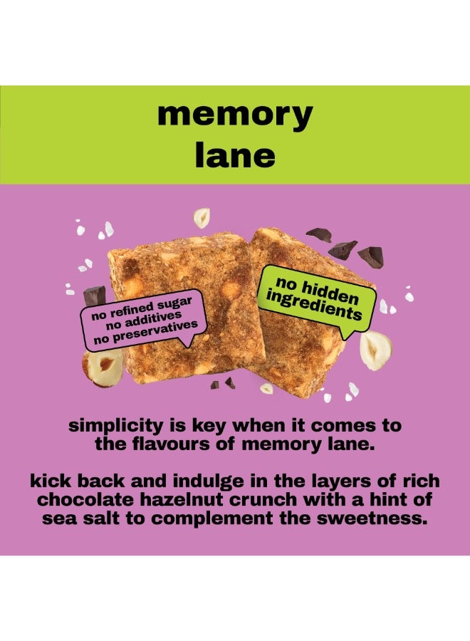 Snack Studio Memory lane Hazelnut With Sea Salt And Chocolate Energy Squares - Image 3