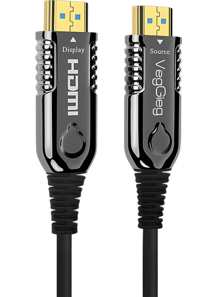 veggıeg VegGieg 4K 60Hz 18GBPS Hdr Arc Hdcp Fiber Optic HDMI 2.0 Cable 70 Meters  - Image 1