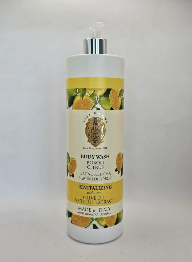 La Florentina La Agrumi Di Boboli Florentina Revitalizing Citrus Body Wash with Olive Oil, Made in Italy, 33.8 fl oz - Image 1