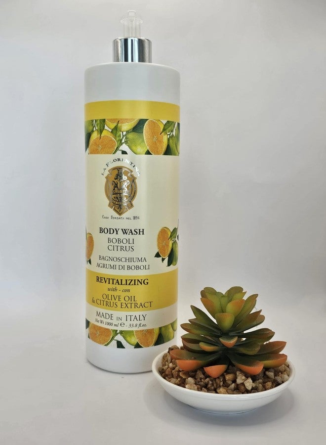 La Florentina La Agrumi Di Boboli Florentina Revitalizing Citrus Body Wash with Olive Oil, Made in Italy, 33.8 fl oz - Image 2