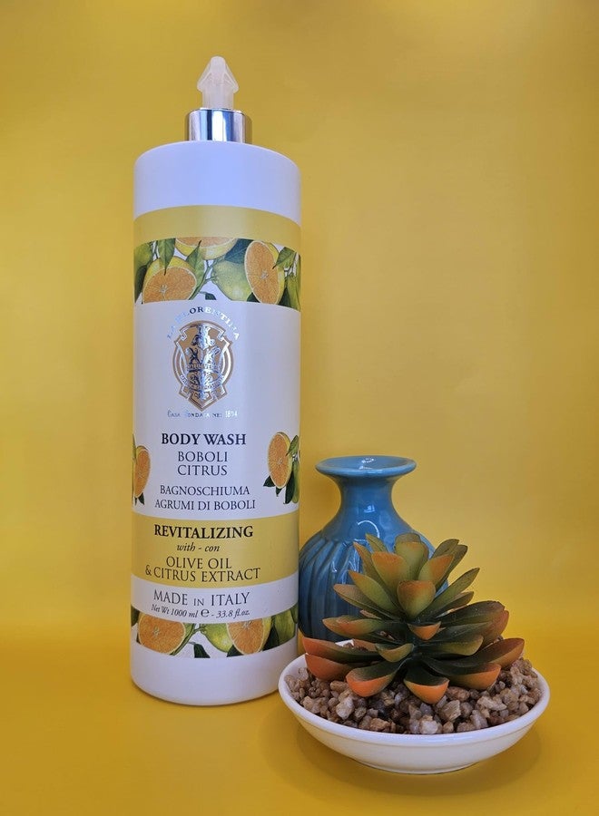 La Florentina La Agrumi Di Boboli Florentina Revitalizing Citrus Body Wash with Olive Oil, Made in Italy, 33.8 fl oz - Image 3