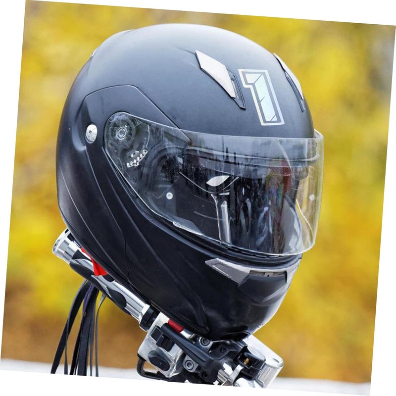 Outanaya Helmet Number Stickers for Sports Equipment Self-Adhesive Reflective Decals and Fade-Resistant Stickers for Football Softball and Hockey Helmets Highly Visible Safety - Image 5