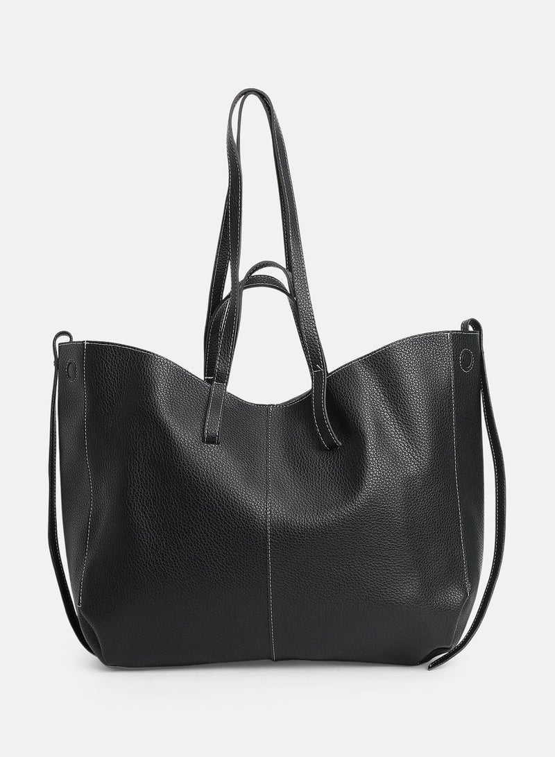 Haute Sauce Solid Zip Lock Regular Vegan Leather Hand Bag For Women  - Image 5