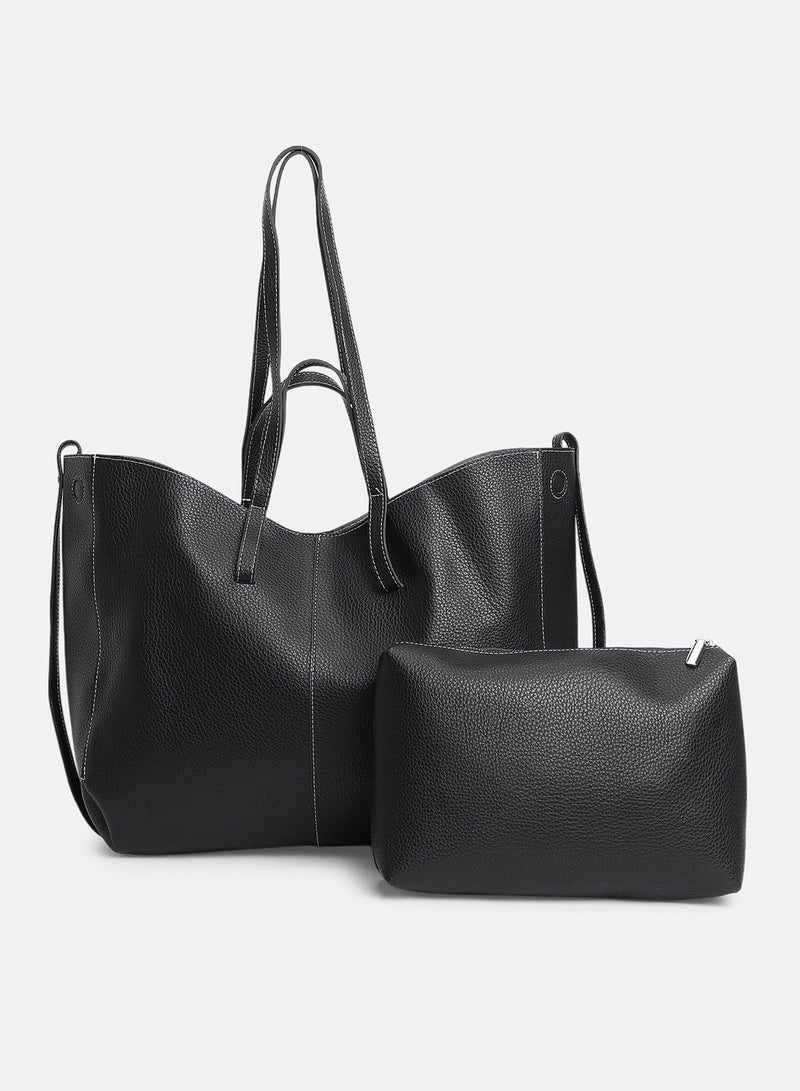Haute Sauce Solid Zip Lock Regular Vegan Leather Hand Bag For Women  - Image 4