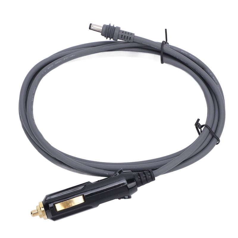 DC Car Power Cable 6.5ft 12V-24V 18AWG Water Resistant Cigar Lighter Power Cord for Mini Satellite Dish RV Car Truck Boat Gray - Image 4