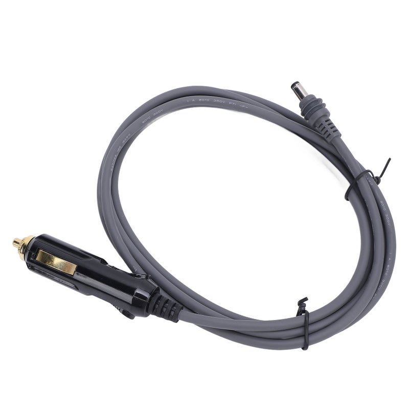 DC Car Power Cable 6.5ft 12V-24V 18AWG Water Resistant Cigar Lighter Power Cord for Mini Satellite Dish RV Car Truck Boat Gray - Image 5