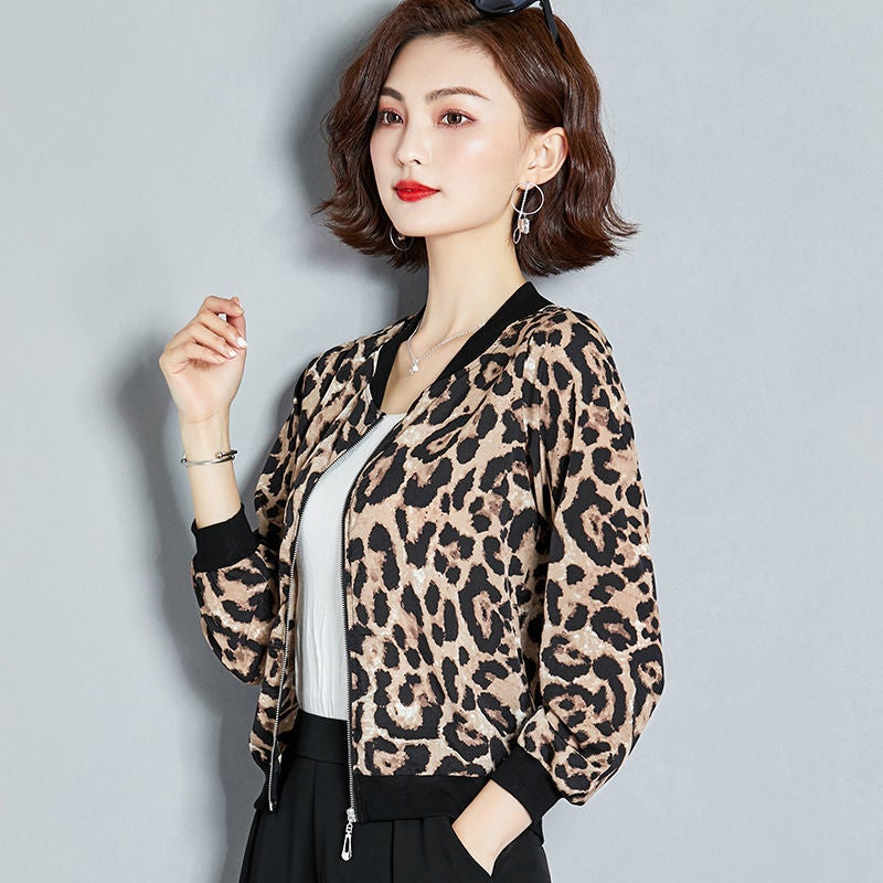 2024 Summer New Large Size Loose Fit Jacket Cardigan Top Short Jacket Trendy Printing Sun Protection Baseball Uniform For Women 2030# 
