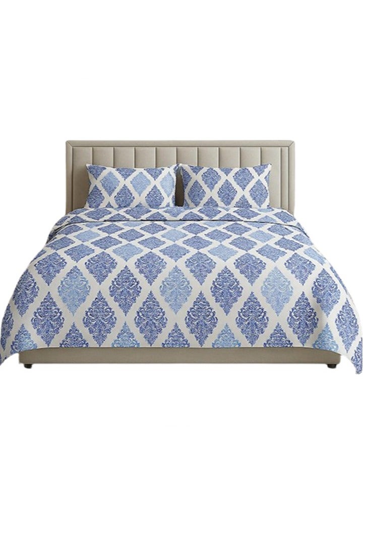 سنوز طقم ملاية سرير عاديه قطعتين، 160*235 سم+ كيس وسادة إضافي، تصميم رويال - Image 1