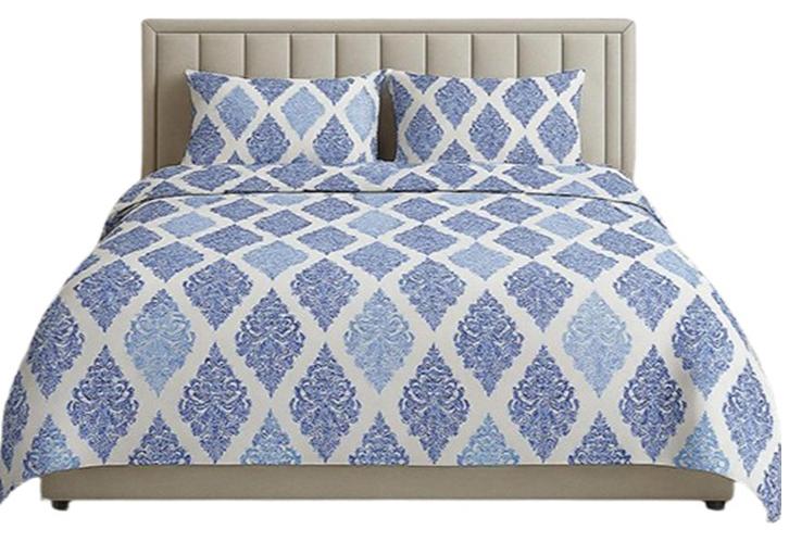 سنوز طقم ملاية سرير عاديه قطعتين، 160*235 سم+ كيس وسادة إضافي، تصميم رويال - Image 1