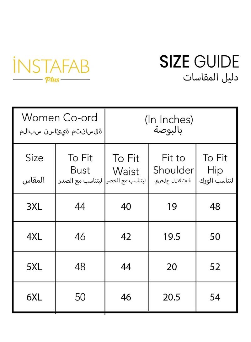 Instafab Plus Instafab Plus Women's Fuchsia Pink Chevron-Wrap Co-Ord Set For Ethnic Wear | Lapel Collar, Long Regular Sleeves | Solid Plain Fabric | 2 Piece Co-Ords For Evening & Party Wear