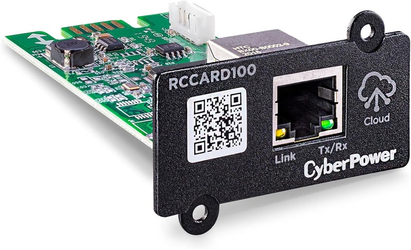 CyberPower بطاقة مراقبة السحابة RCCARD100، إدارة UPS عن بُعد عبر PowerPanel Cloud، تركيب سهل، تنبيهات في الوقت الحقيقي، متوافقة مع نماذج UPS مختارة - Image 3