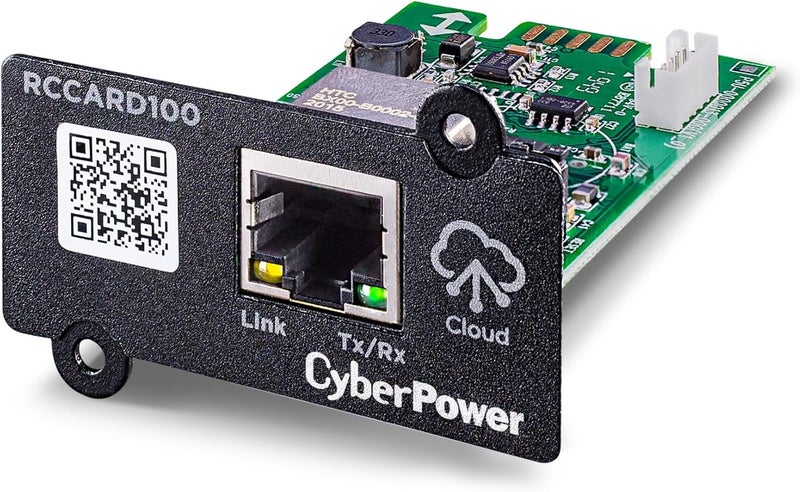 CyberPower بطاقة مراقبة السحابة RCCARD100، إدارة UPS عن بُعد عبر PowerPanel Cloud، تركيب سهل، تنبيهات في الوقت الحقيقي، متوافقة مع نماذج UPS مختارة - Image 2