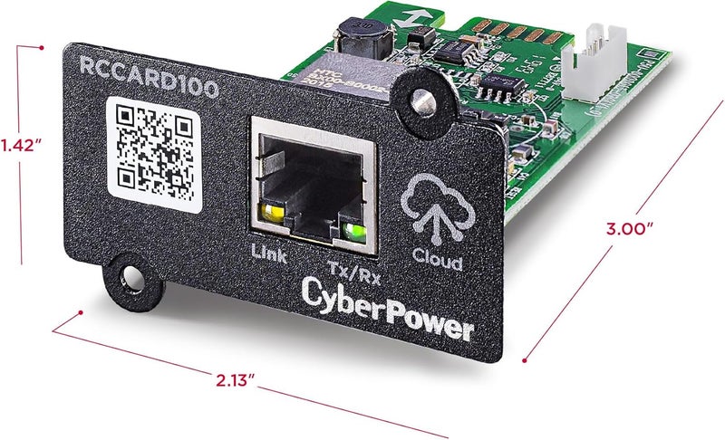 CyberPower بطاقة مراقبة السحابة RCCARD100، إدارة UPS عن بُعد عبر PowerPanel Cloud، تركيب سهل، تنبيهات في الوقت الحقيقي، متوافقة مع نماذج UPS مختارة - Image 5