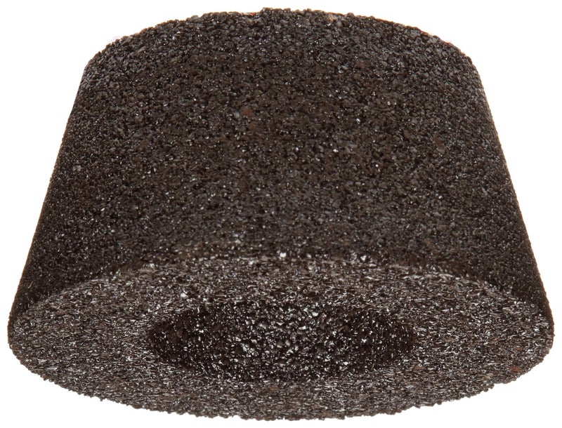 Norton Gemini Portable Snagging Abrasive Wheel, Type 11 Flaring Cup, 5/8"-11 Hole Diameter, Aluminum Oxide, 4/3" Diameter x 2" Thickness, Grit 16 (Pack of 10) - Image 2