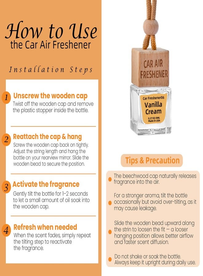 Bayrumber Car Air Freshener, Car Diffusers for Essential Oils, Eco-Friendly, Long-Lasting Natural Scents, Made in USA - Image 4