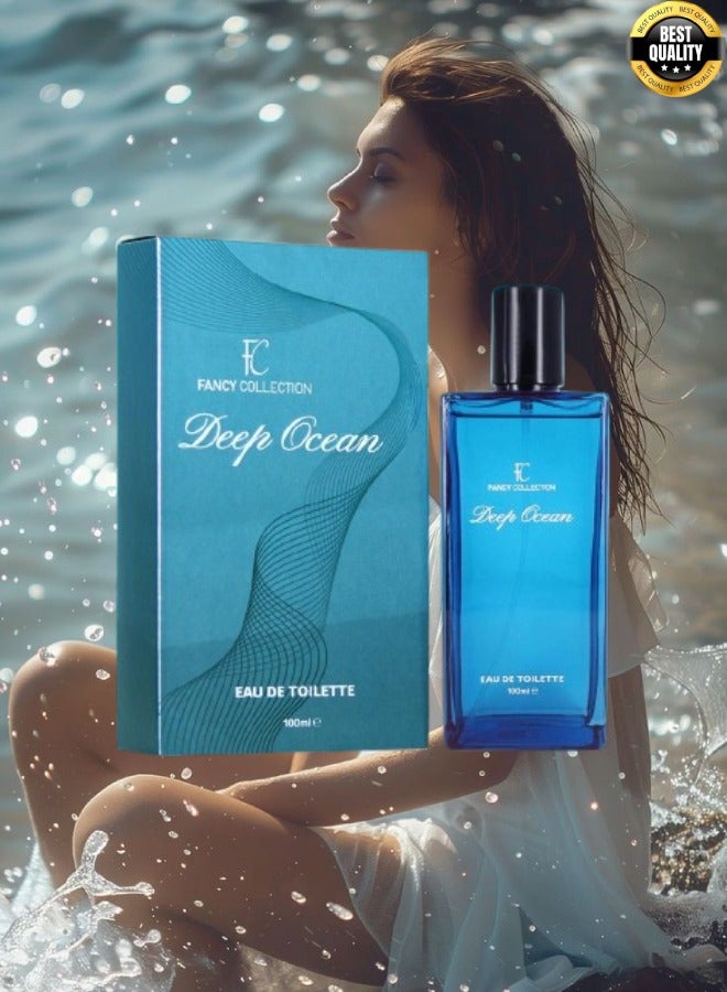 FANCY COLLECTION Deep Ocean Perfume EDT 100ML - Image 1