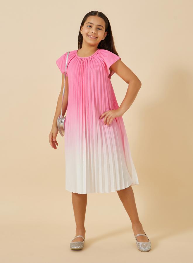 Styli Ombre Pleated Dress  - Image 1