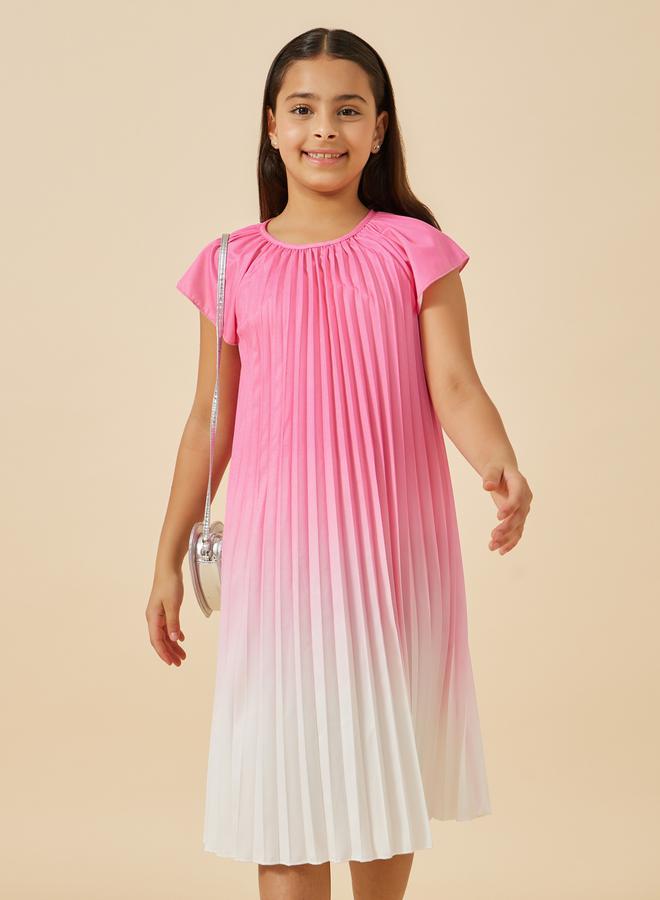 Styli Ombre Pleated Dress  - Image 2