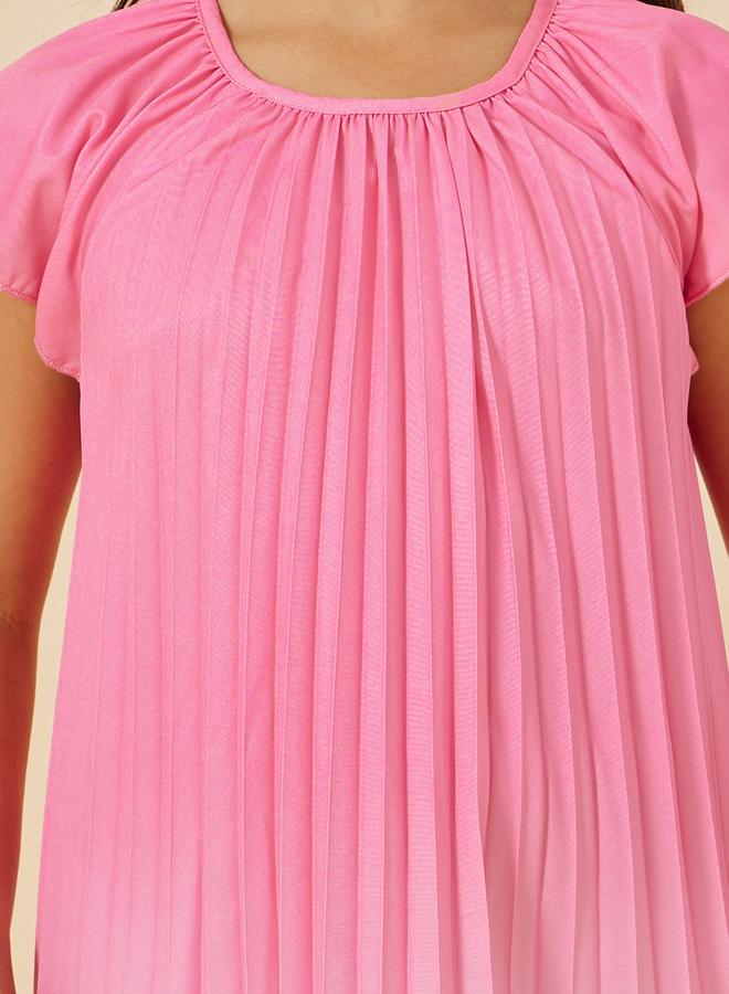 Styli Ombre Pleated Dress  - Image 3