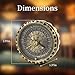 Froggod Roulette Dice Spinner 1pc Metal DND Spinner with 3D Relief Mechanical DND Dice with Gorgeous Gift Box for Rolling GameD20 Ancient Gold - Image 4